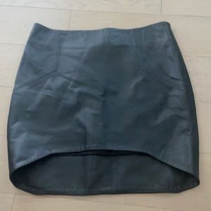 Nicholas leather skirt